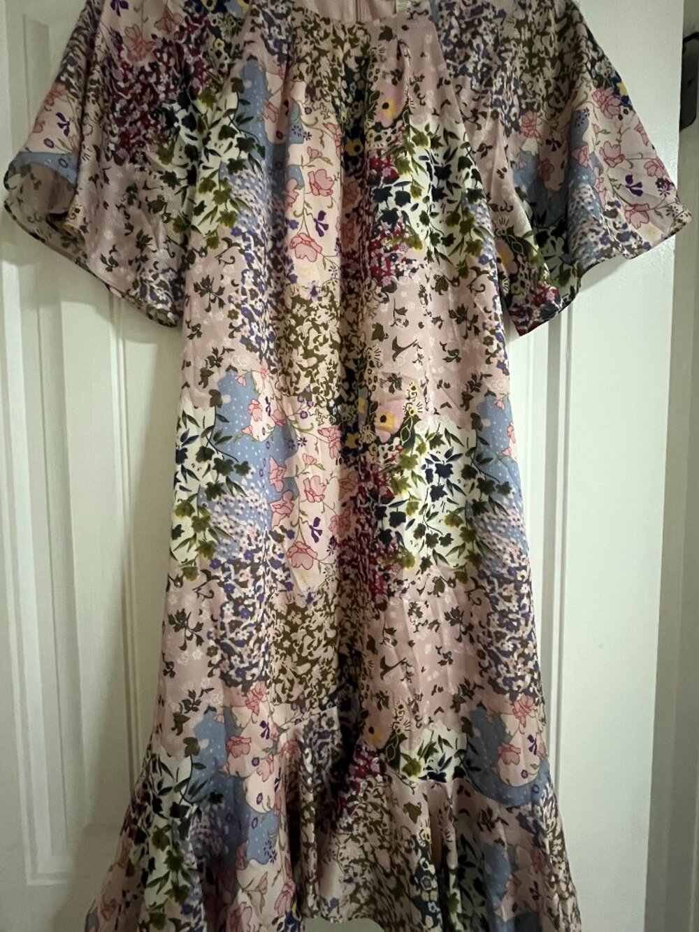 Floral, short sleeve dress